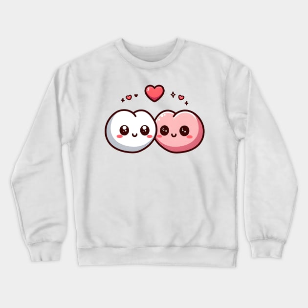 Valentine's Cartoon Delights T-Shirt Crewneck Sweatshirt by ragil_studio